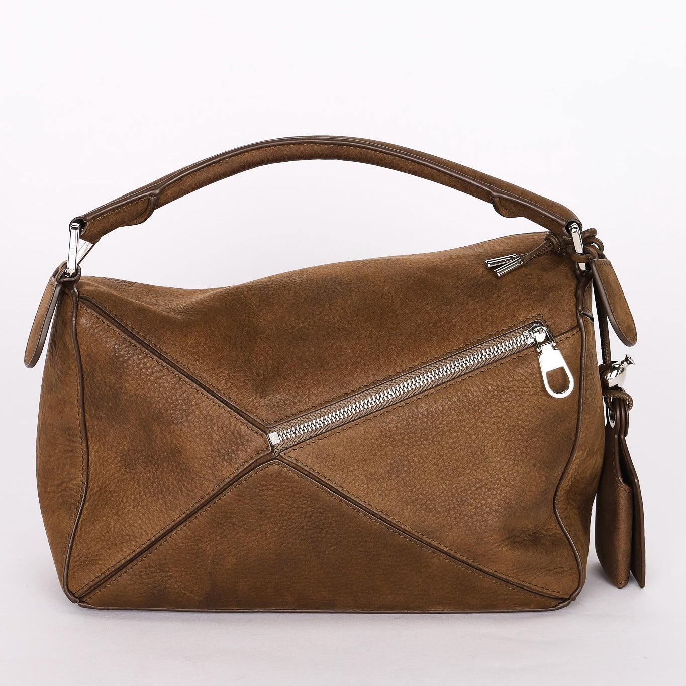 Loewe Small Puzzle Bag Brown Nubuck