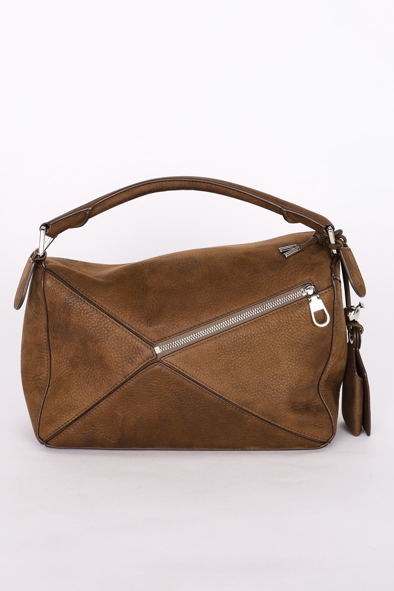 Loewe Small Puzzle Bag Brown Nubuck