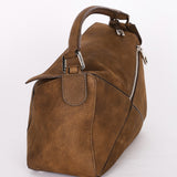 Loewe Small Puzzle Bag Brown Nubuck