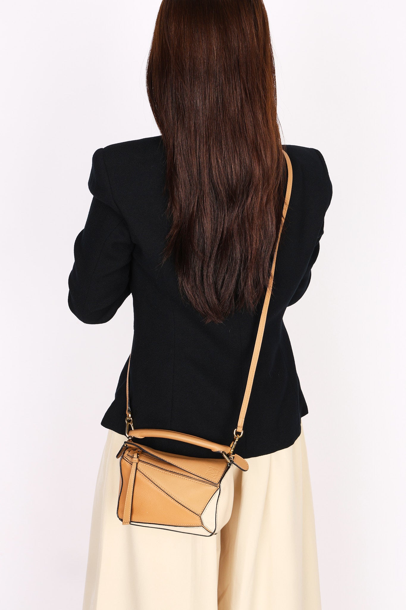 Loewe Tricolor Mini Puzzle Bag