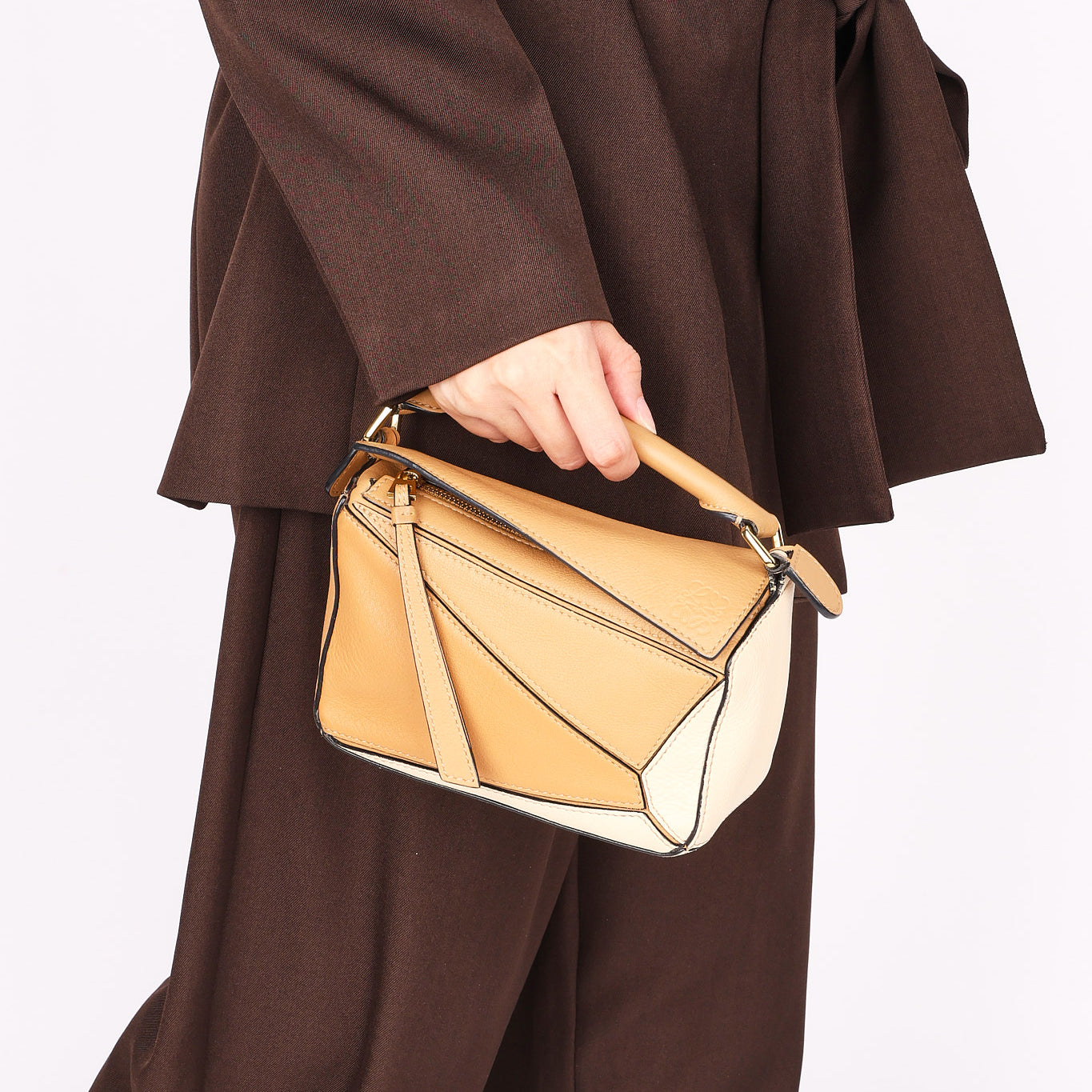 Loewe Tricolor Mini Puzzle Bag