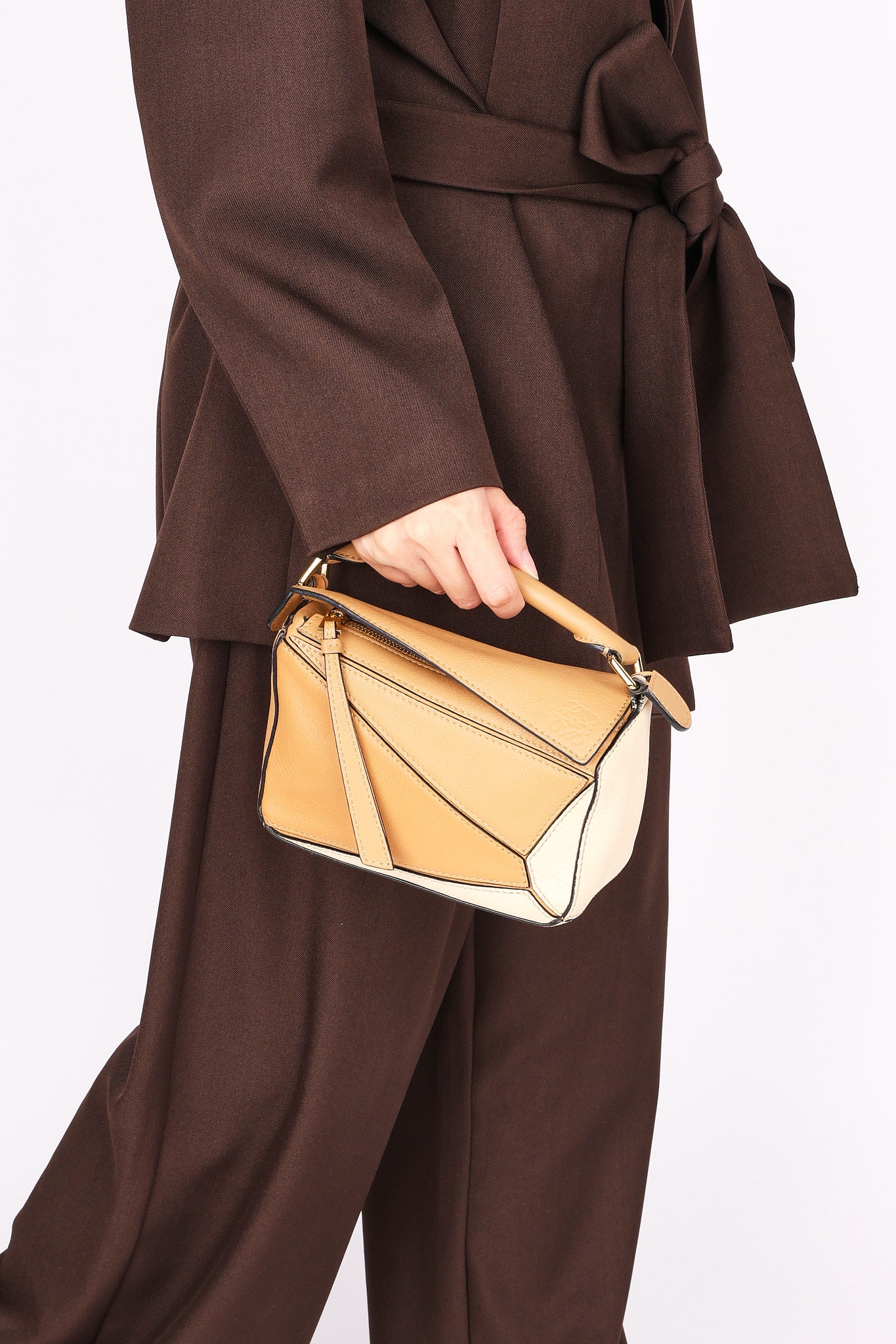Loewe Tricolor Mini Puzzle Bag