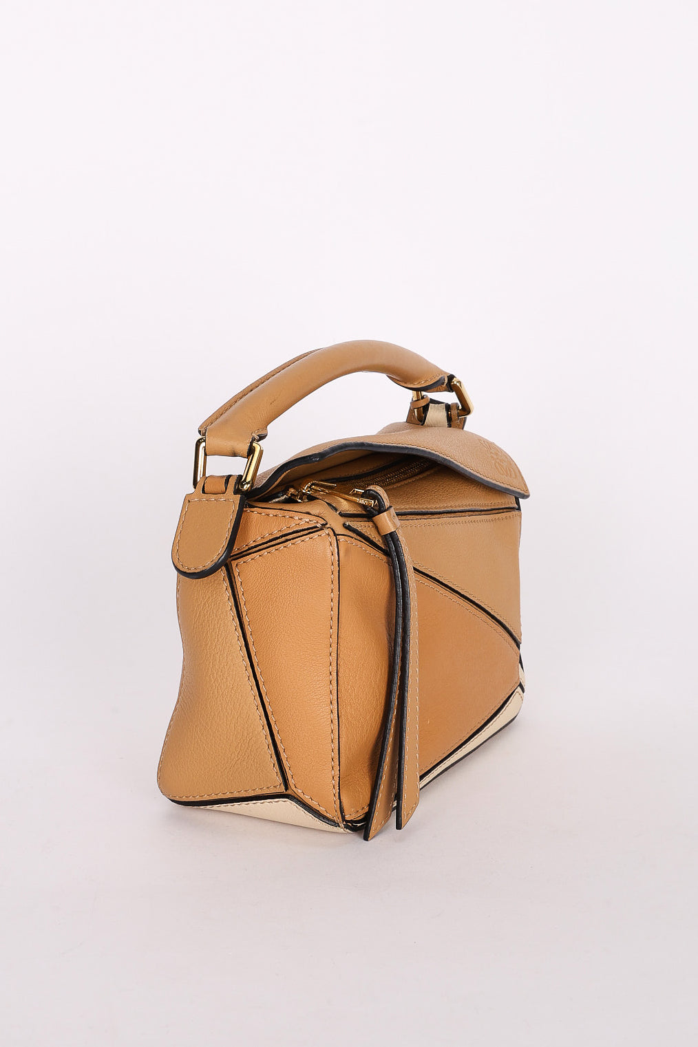 Loewe Tricolor Mini Puzzle Bag