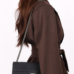 Chanel Mini East West Flap Black Canvas 2009 DSHW