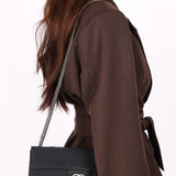 Chanel Mini East West Flap Black Canvas 2009 DSHW