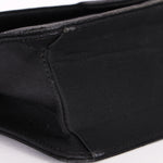 Chanel East-West Flap - Black Canvas, Silver CC Turnlock