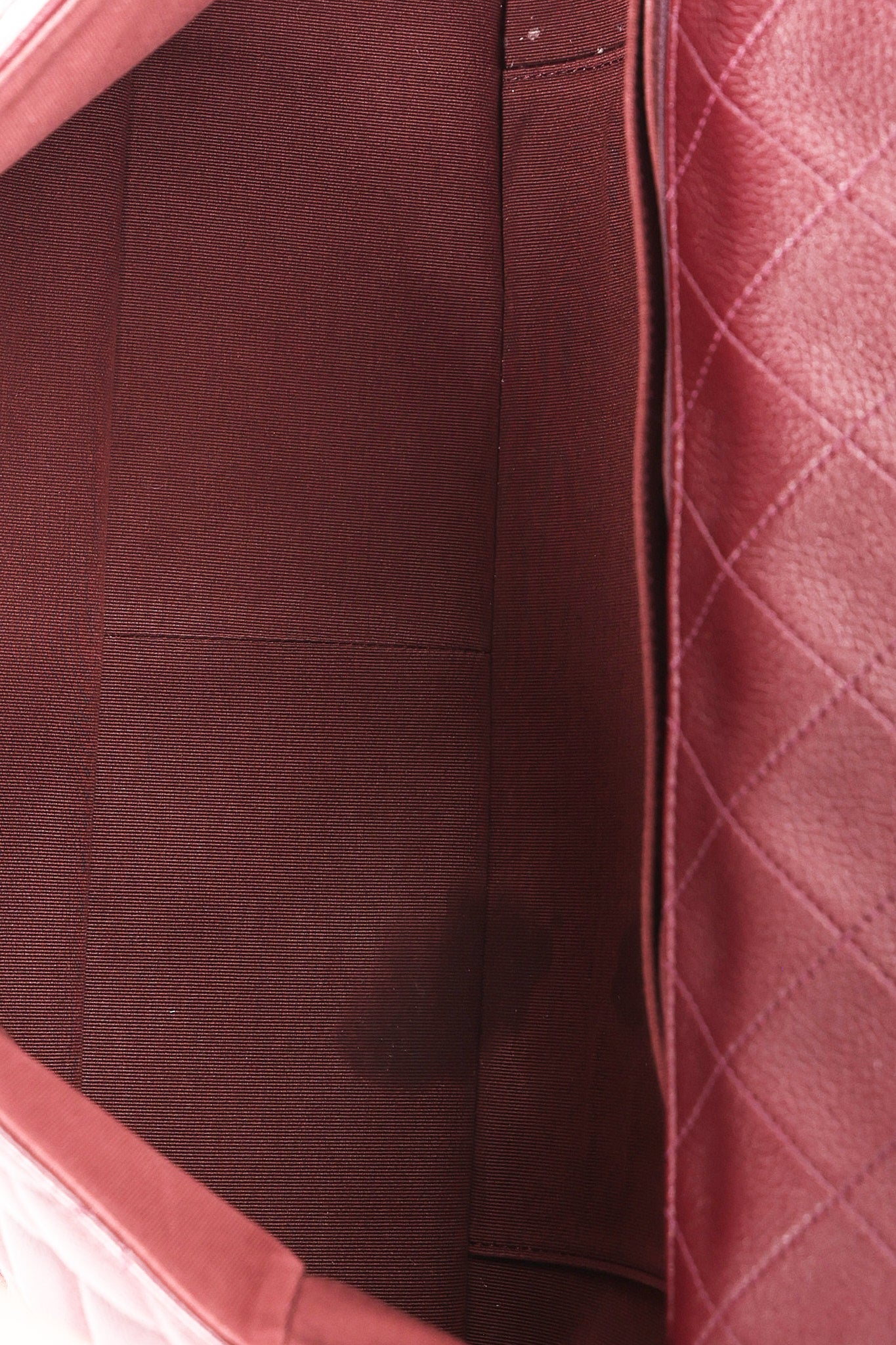 Chanel Classic Flap, Jumbo - Burgundy Pebbled Calfskin, Gold Hardware