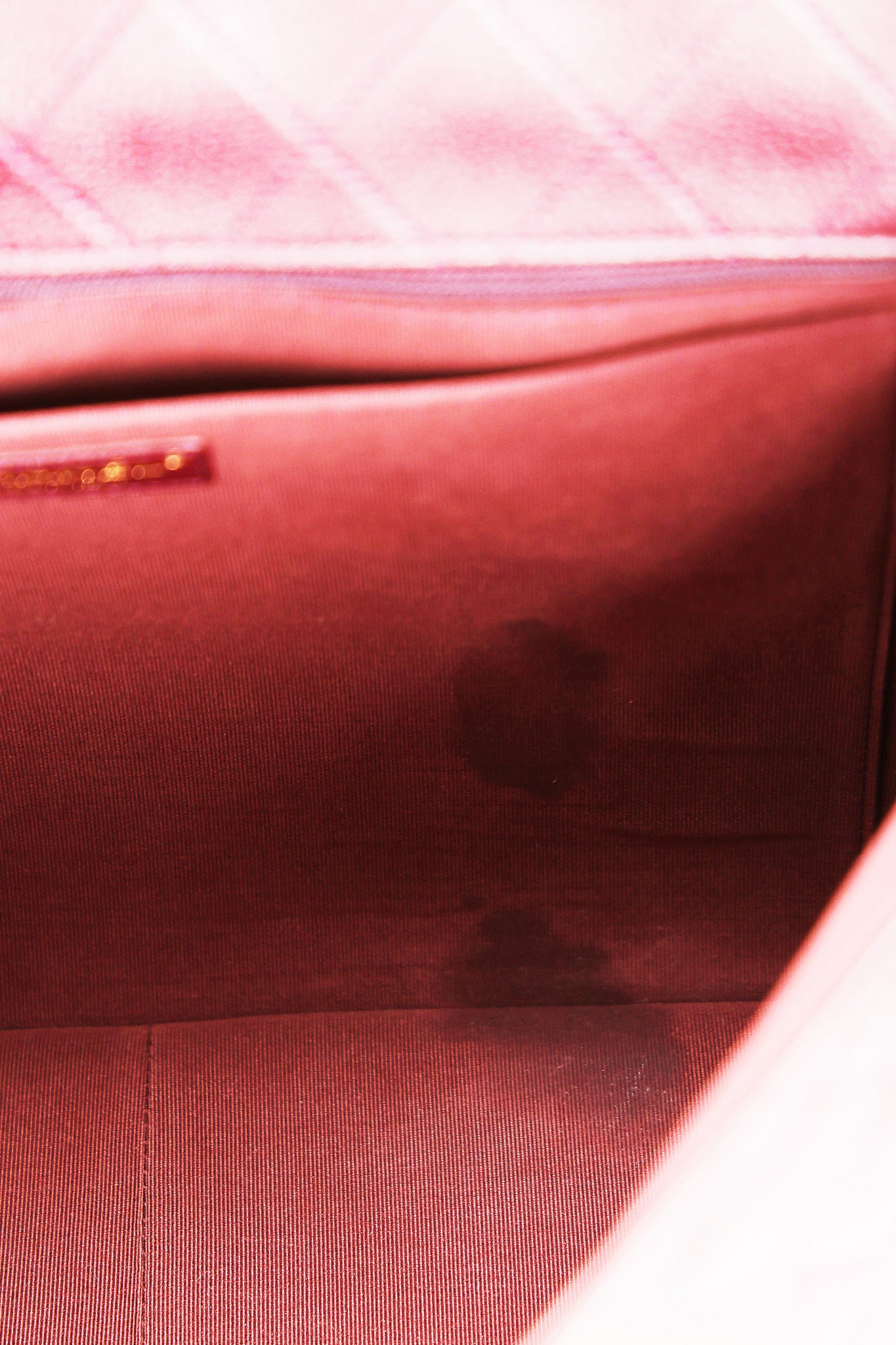 Chanel Classic Flap, Jumbo - Burgundy Pebbled Calfskin, Gold Hardware