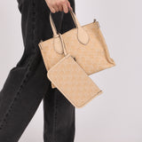 Gucci Medium GG Denim Ophidia Tote with Pouch (DONE)