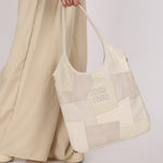 Limited Edition Miu Miu Ivy Leather Patchwork Blanc