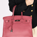 Hermès Birkin 35 Bois De Rose Togo PHW 2014