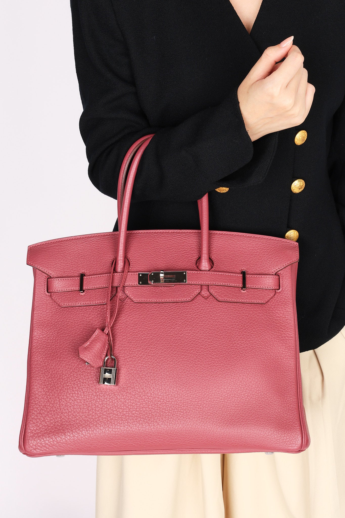 Hermès Birkin 35 Bois De Rose Togo PHW 2014