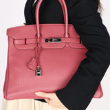 Hermès Birkin 35 Bois De Rose Togo PHW 2014