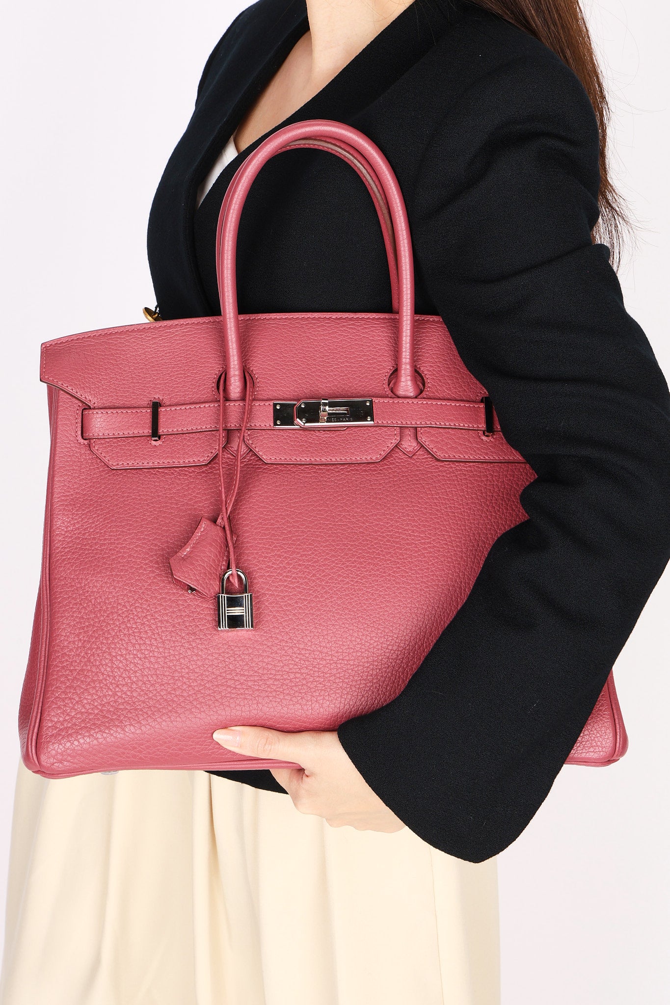 Hermès Birkin 35 Bois De Rose Togo PHW 2014