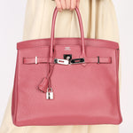 Hermès Birkin 35 Bois De Rose Togo PHW 2014