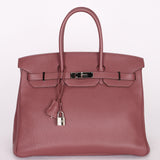 Hermès Birkin 35 Bois De Rose Togo PHW 2014