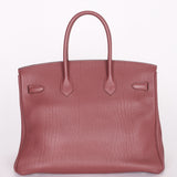 Hermès Birkin 35 Bois De Rose Togo PHW 2014