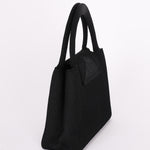 Ultra-Rare Chanel Turnlock Kelly Black Silk Rope 1998 24K GP