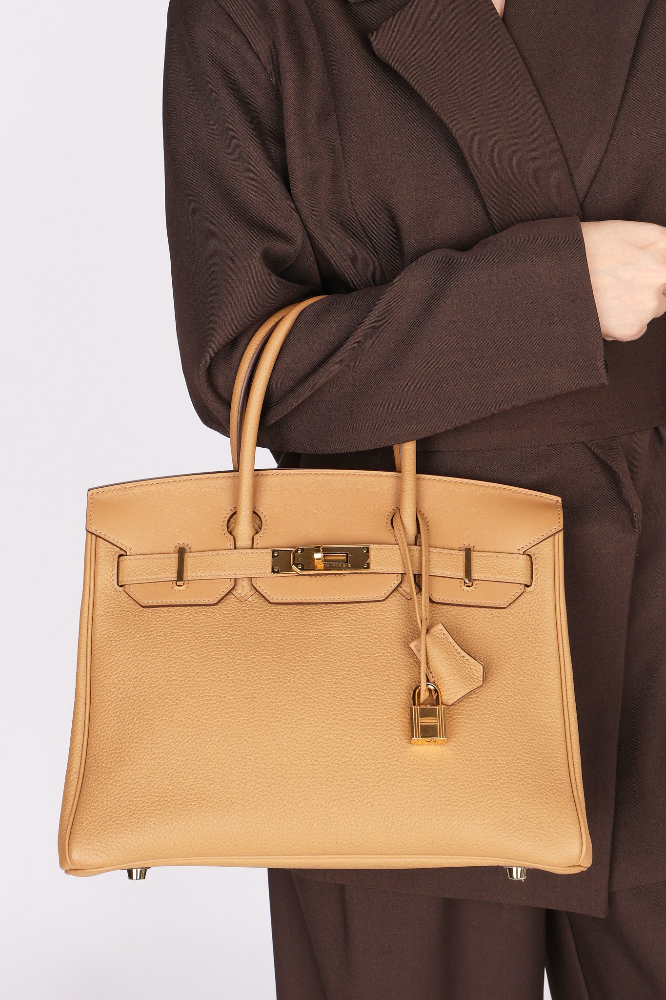 Limited Edition Hermès 3 en 1 Birkin 30 Biscuit Togo and Swift Retourne 2021 GHW
