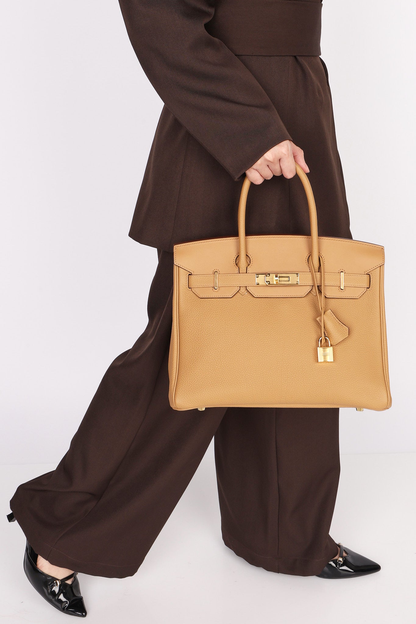 Limited Edition Hermès 3 en 1 Birkin 30 Biscuit Togo and Swift Retourne 2021 GHW