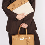 Limited Edition Hermès 3 en 1 Birkin 30 Biscuit Togo and Swift Retourne 2021 GHW