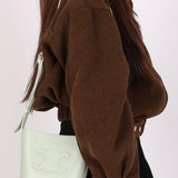 Celine Mini Cuir Triomphe Bucket Bag Mint Smooth Calfskin