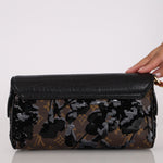 Louis Vuitton Monogram Fleur de Jais Manege Clutch