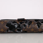Louis Vuitton Monogram Fleur de Jais Manege Clutch