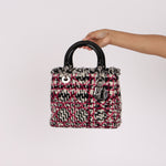 Dior Medium Lady Tweed with Patent