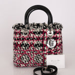 Dior Medium Lady Tweed with Patent