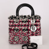 Dior Medium Lady Tweed with Patent