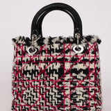 Dior Medium Lady Tweed with Patent