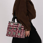 Dior Medium Lady Tweed and Patent 2011