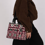 Dior Medium Lady Tweed and Patent 2011