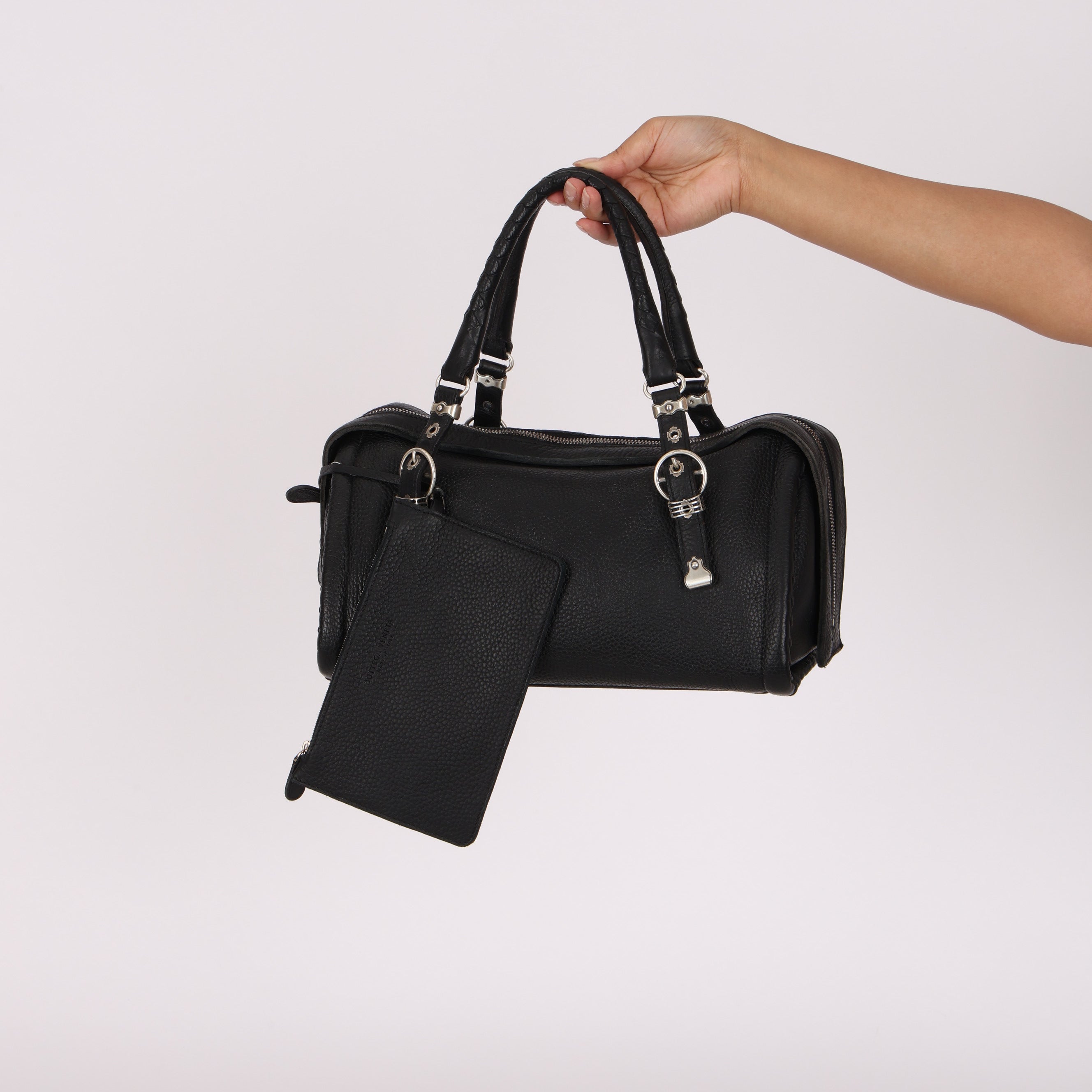 Bottega Veneta Buckle Straps Shoulder Bag