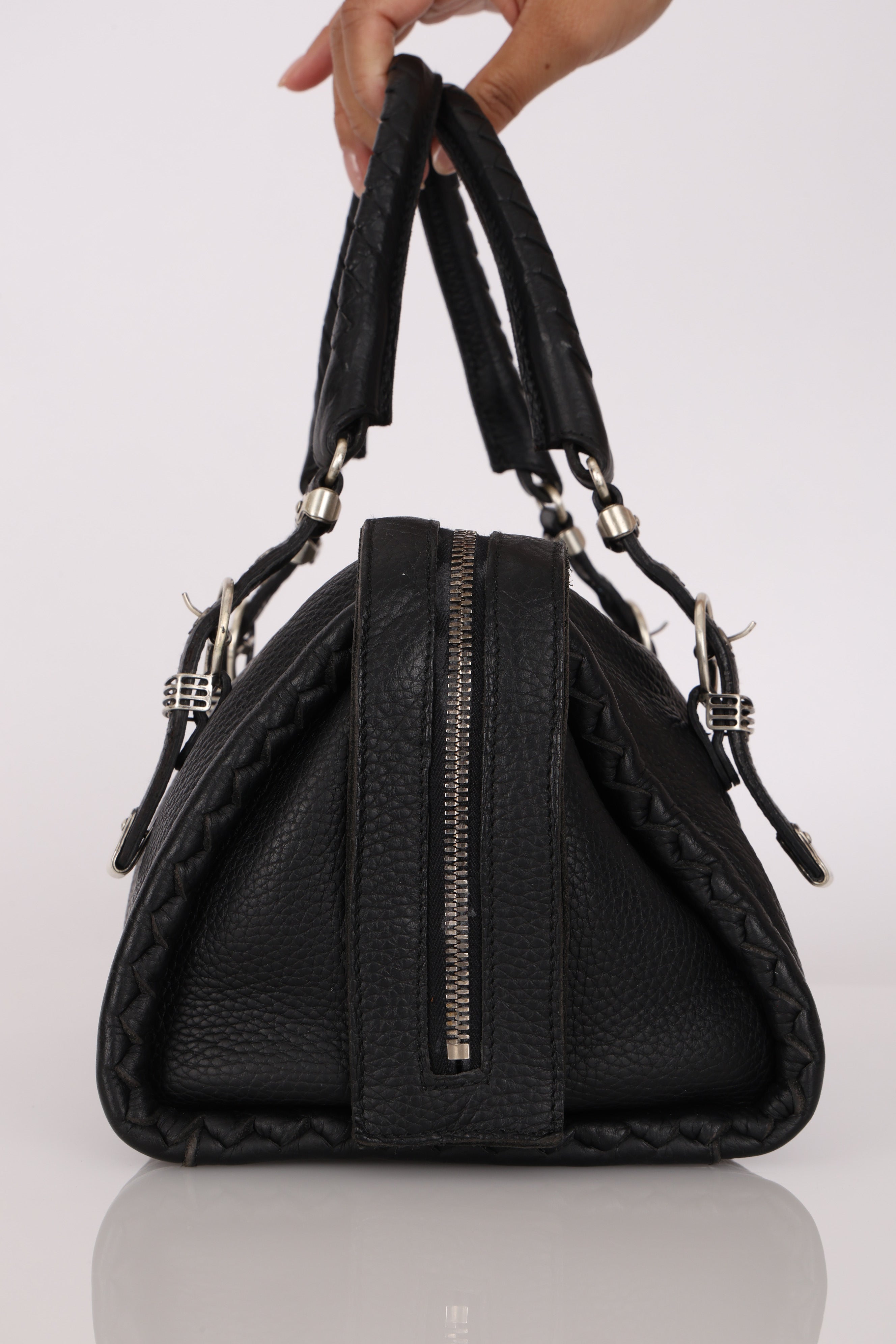 Bottega Veneta Buckle Straps Shoulder Bag