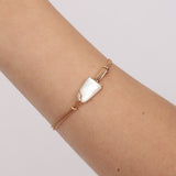 18K Mother of Pearl Diamond Gelati Bracelet M/L