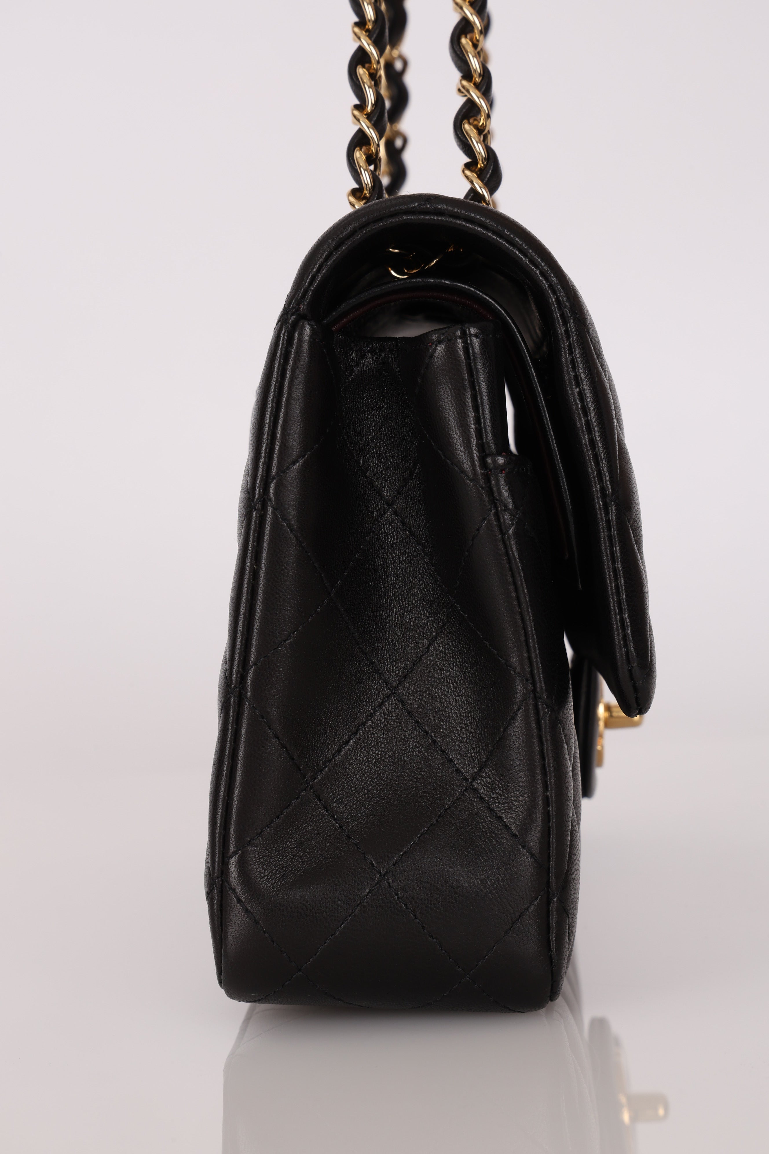 Chanel Medium Classic Double Flap Black Lambskin GHW