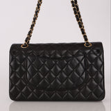 Chanel Medium Classic Double Flap Black Lambskin GHW