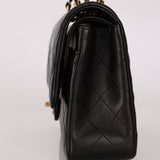 Chanel Medium Classic Double Flap Black Lambskin GHW