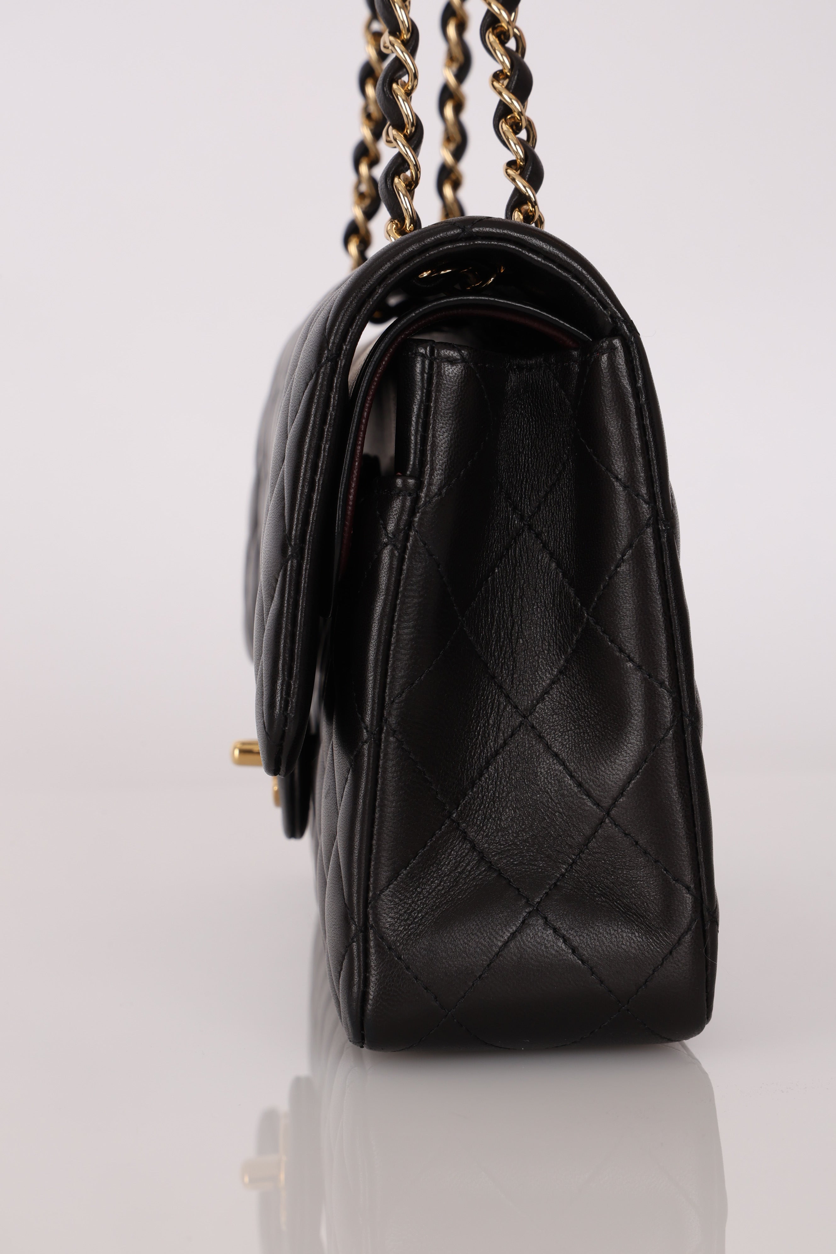 Chanel Medium Classic Double Flap Black Lambskin GHW