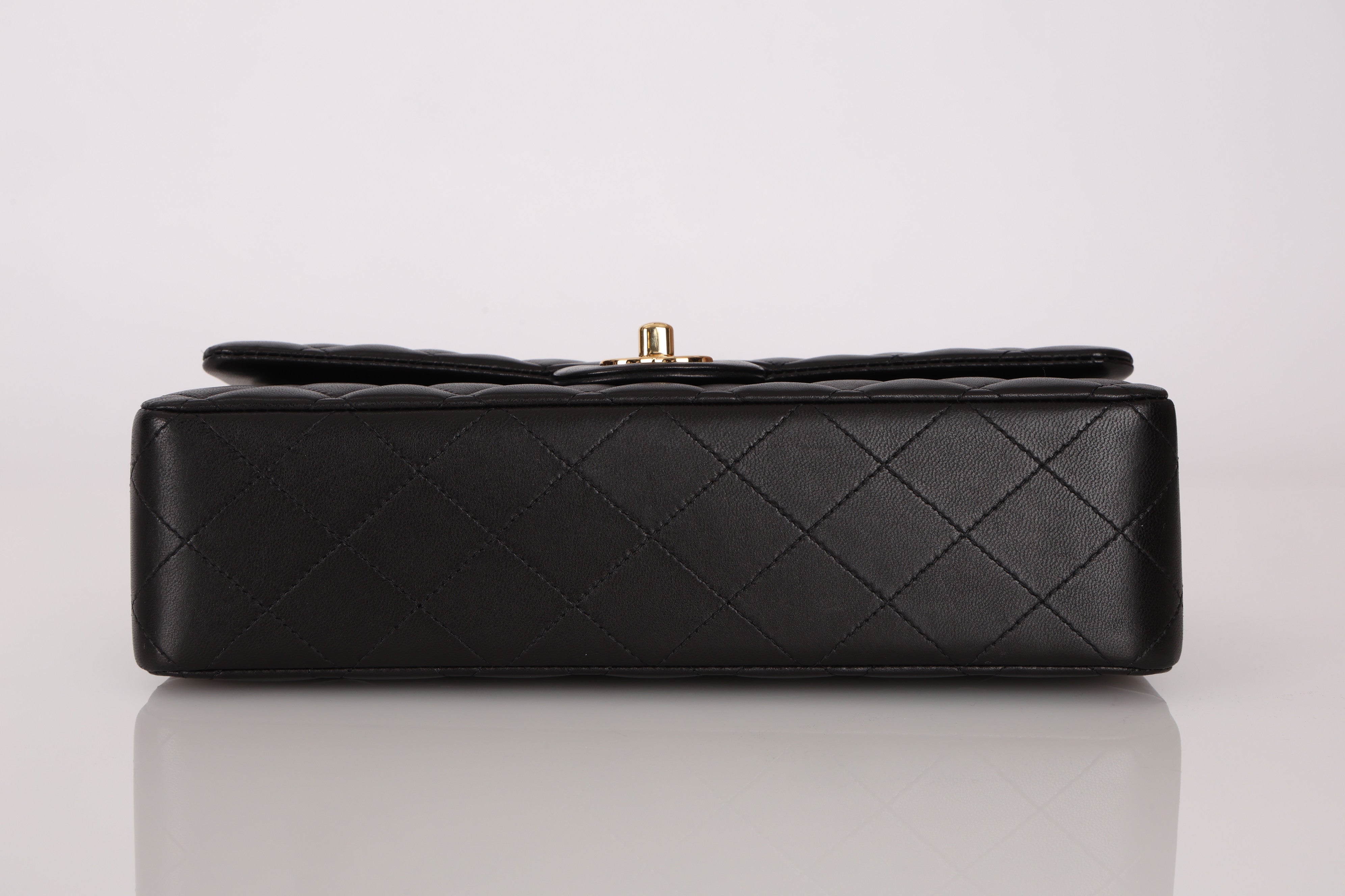 Chanel Medium Classic Double Flap Black Lambskin GHW