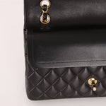 Chanel Medium Classic Double Flap Black Lambskin GHW