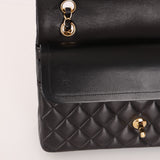 Chanel Medium Classic Double Flap Black Lambskin GHW