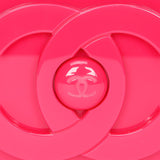 Chanel Boy Brick Lego Clutch with Chain Pink Plexiglass 2014 SHW