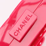 Chanel Boy Brick Lego Clutch with Chain Pink Plexiglass 2014 SHW