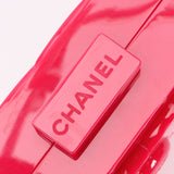 Chanel Boy Brick Lego Clutch with Chain Pink Plexiglass 2014 SHW