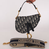 Dior Mini Saddle Bag with Guitar Strap