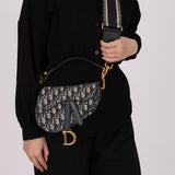 Dior Mini Saddle Bag with Guitar Strap