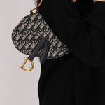 Dior Mini Saddle Bag with Guitar Strap